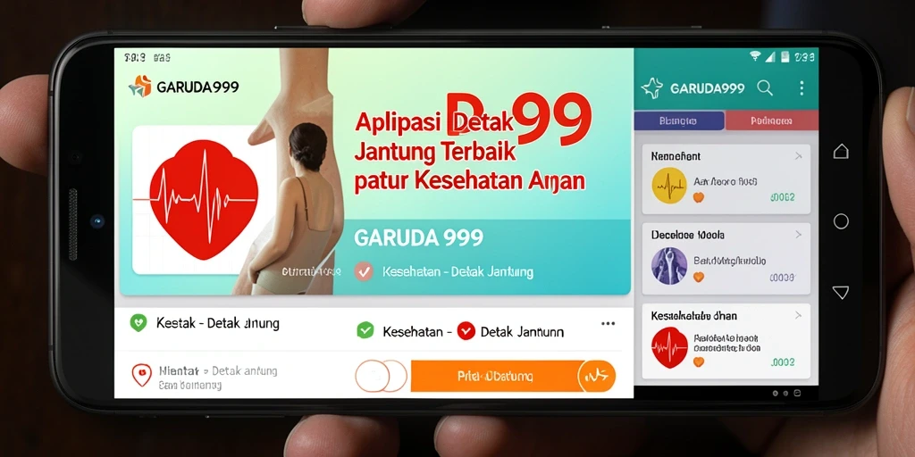 Antarmuka pengguna aplikasi GARUDA999 yang menawan dan informatif.