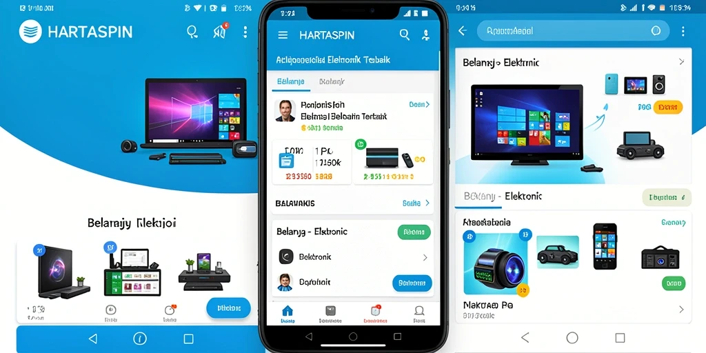Tampilan menarik HARTASPIN dengan fitur elektronik modern.