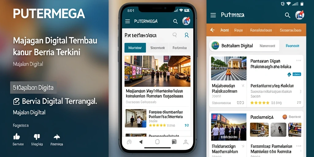 Tampilan antarmuka PUTERMEGA yang menarik dan fungsional.
