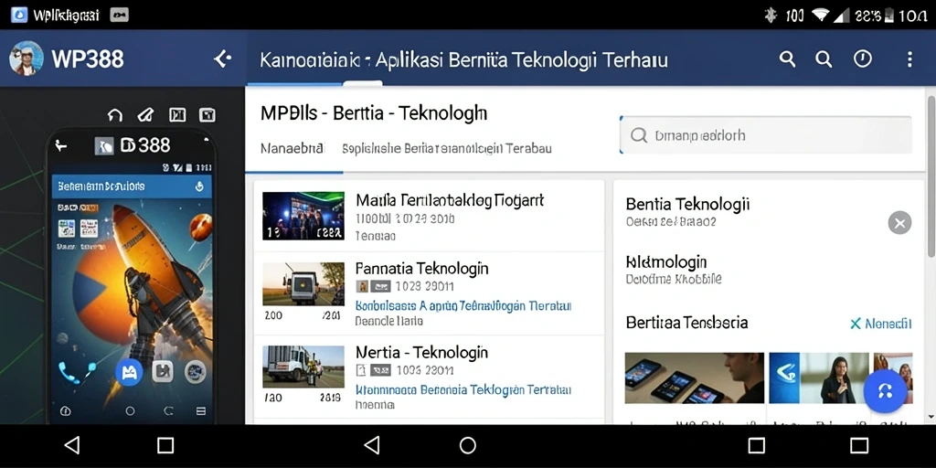 Tampilan antarmuka WP888 yang menarik dan mudah digunakan.