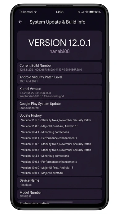 Riwayat Versi hanabi88 untuk Pengguna Android